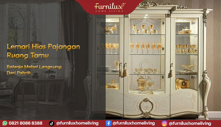 Gambar Lemari Hias Pajangan Ruang Tamu