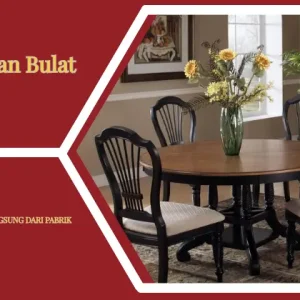 Meja Makan Bulat: Nyaman, Estetik, dan Fungsional