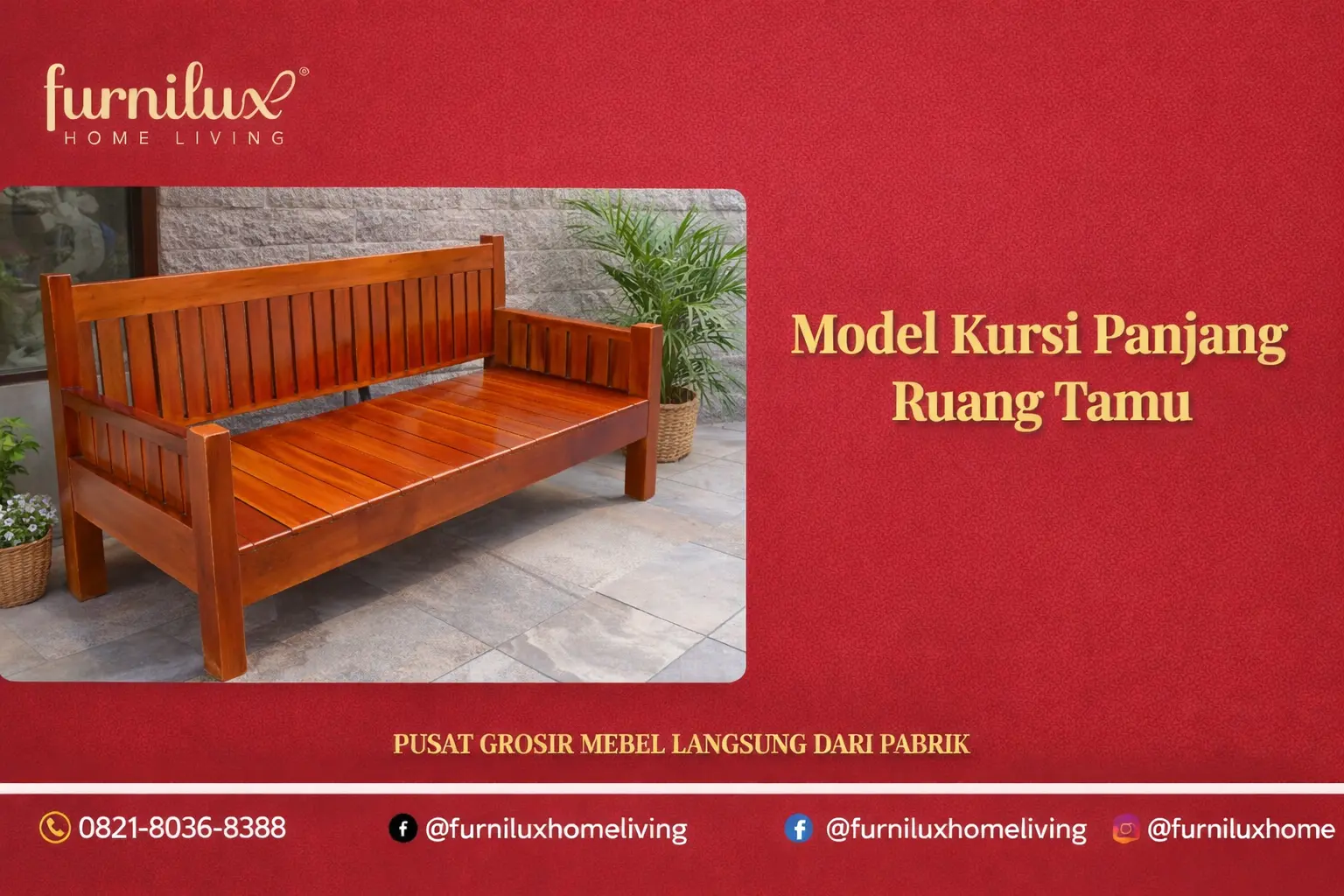 Gambar Kursi Panjang Ruang Tamu